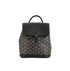 Goyardine Mini Alpin Backpack, £2,200, Handbags, Black/Brown, Canvas/Leather, Front view